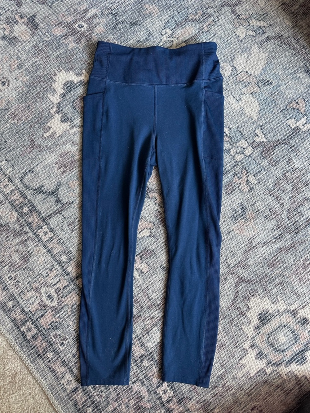 Athletic Works Navy High-Waist Leggings